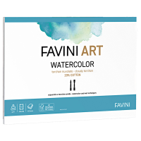 Blocco Acquerello - 25 x 35 cm - 340 gr - 10 fogli - Favini A223404