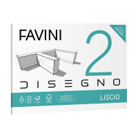 Album Favini 2 - 24 x 33 cm - 110 gr - 20 fogli liscio A140514