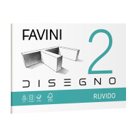 Album conf. 5 pezzi - Favini 2 - 33 x 48 cm - 110 gr - 10 fogli - ruvido - A172313 - 8007057371000 - DMwebShop