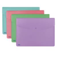 Buste con bottone Pastel - PPL - A4 - colori assortiti - conf. 30 pezzi - Favorit - 400116128 - 8006779023730 - DMwebShop
