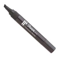 Marcatore permanente W10 punta a scalpello 5 mm nero - 7350