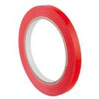 Nastro adesivo 350 - 9 mm - PVC - rosso - rotolo da 66 mt - conf. 16 pezzi - Eurocel - 000401063 - 39429A - DMwebShop