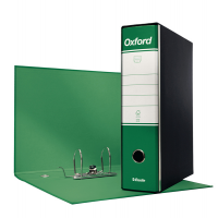 Registratore Oxford G85 - dorso 8 cm - protocollo 23 x 33 cm - verde - Esselte 390785180