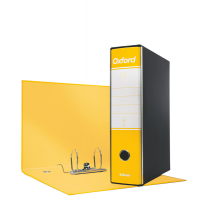 Registratore Oxford G85 - dorso 8 cm - protocollo 23 x 33 cm - giallo - Esselte 390785090