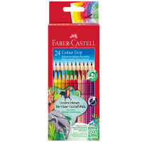 Matite colorate Color Grip - acquerellabili - scatola 24 pezzi - Faber Castell - 112470 - 4005401124702 - DMwebShop