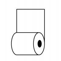 Rotolo per distributori self service - termica - 59,5 mm x 120 mt - 55 gr-m2 - conf. 3 pezzi - Rotolificio Pugliese - TER786 - 8056234802950 - DMwebShop