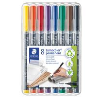 Pennarello Astucci Lumocolor permanent 313 - punta 4 mm - colori assortiti - Staedtler - 313WP8 - 4007817308585 - DMwebShop