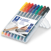 Pennarello Astucci Lumocolor permanent 318 - punta 6 mm - colori assortiti - Staedtler - 318WP8 - 4007817323694 - DMwebShop