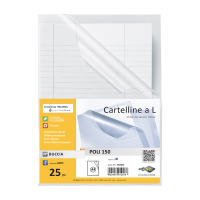 Cartelline a L Poli 150 - PPL - buccia - 21 x 29,7 cm - trasparente - conf. 25 pezzi - Sei Rota - 662300 - 8004972010076 - DMwebShop