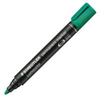 Marcatore Lumocolor permanent 352 - punta tonda - tratto - 2 mm - verde - conf. 10 pezzi - Staedtler - 352-5 - 4007817304402 - DMwebShop
