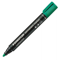 Marcatore Lumocolor permanent 352 - punta tonda - tratto - 2 mm - verde - conf. 10 pezzi - Staedtler - 352-5 - 4007817304402 - DMwebShop