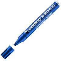 Marcatore permanente 2200c - punta a scalpello - 1,5 - 5 mm - blu - conf. 10 pezzi - Edding - E-2200C 003 - 4004764878550 - DMwebShop
