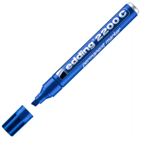 Marcatore permanente 2200c - punta a scalpello - 1,5 - 5 mm - blu - conf. 10 pezzi - Edding - E-2200C 003 - 4004764878550 - DMwebShop