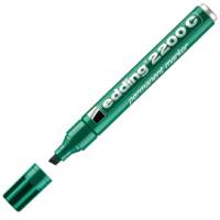 Marcatore permanente 2200c - punta a scalpello - 1,5 - 5 mm - verde - conf. 10 pezzi - Edding - E-2200C 004 - 4004764878581 - DMwebShop