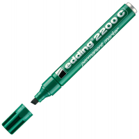 Marcatore permanente 2200c - punta a scalpello - 1,5 - 5 mm - verde - Edding - E-2200C 004 - 4004764878581 - DMwebShop