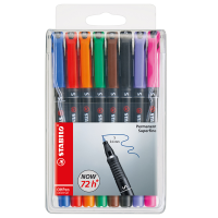 Pennarello OHPen universal permanente 841 - punta superfine 0,4 mm - colori assortiti - conf. 8 pezzi - Stabilo - 841/8 - 4006381115087 - DMwebShop