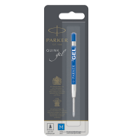 Refill Quink Gel - punta media - blu - Parker 1950346