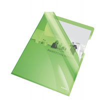 Cartelline a L PVC liscio - 21 x 29,7 cm - verde cristallo - conf. 25 pezzi - Esselte - 55436 - 5902812554366 - DMwebShop