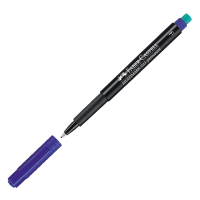 Pennarello Multimark universale permanente con gomma - punta fine 0,6 mm - blu - conf. 10 pezzi - Faber Castell - 151351 - 4005401513513 - DMwebShop