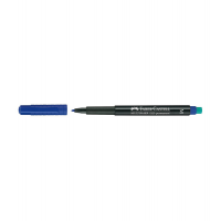 Pennarello Multimark universale permanente con gomma - punta media 1 mm - blu - Faber Castell - 152551 - 4005401525516 - DMwebShop