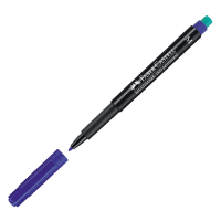 Pennarello Multimark universale permanente con gomma - punta media 1 mm - blu - conf. 10 pezzi - Faber Castell - 152551 - 4005401525516 - DMwebShop