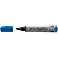 Marcatori permanente Marking a base d'alcool - punta scalpello 3,7 - 5,5 mm - blu - conf. 12 pezzi - Bic - 8209253 - 3086122300065 - DMwebShop
