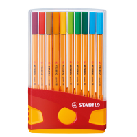 Fineliner Point 88 - colori assortiti - conf. color Parade 20 pezzi - Stabilo - 8820-03 - 4006381363976 - DMwebShop