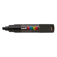 Marcatore a base d'acqua Uni Posca PC8K - punta large a scalpello - 8 mm - nero - Uni Mitsubishi - M PC8K N - 4902778916452 - DMwebShop