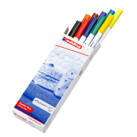 Marcatore per tessuto 4600 - punta tonda - 1 mm - 10 colori assortiti - Edding - E-4600-10 S 999 - 4004764787227 - DMwebShop