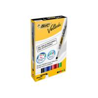 Pennarello Whiteboard Marker Velleda 1791 - punta a scalpello da 3,3 a 4,6 mm - astuccio 4 colori - Bic - 8757892 - 3086123155992 - DMwebShop