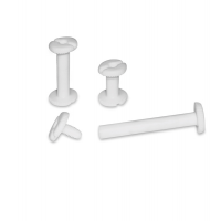 Viti sepolte - plastica - 3 cm - bianco - conf. 20 pezzi - Cwr - 06303 - 8004957063035 - DMwebShop