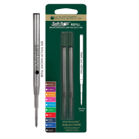 Refill per sfera Montblanc - punta media - nero - conf. 2 pezzi - Monteverde J222301