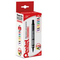 Marcatore permanente N50 - punta tonda - astuccio 8 colori assortiti - Pentel - N50-8 - 4902506330819 - DMwebShop