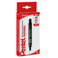Marcatore permanente N60 - punta scalpello - astuccio 4 colori assortiti - Pentel - 0050504 - 8006935505049 - DMwebShop