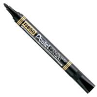 Marcatore permanente N850 - punta tonda - nero - Amiko - conf. 12 pezzi - Pentel - N850-AE - 4902506071361 - DMwebShop