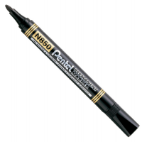 Marcatore permanente N850 - punta tonda - nero - Amiko - conf. 12 pezzi - Pentel - N850-AE - 4902506071361 - DMwebShop