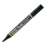 Marcatore permanente N860 - punta scalpello - nero - linea Amiko - conf. 12 pezzi - Pentel - N860-AE - 4902506070463 - DMwebShop