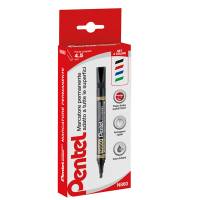 Marcatore permanente N860 - punta scalpello - astuccio 4 colori assortiti - Amiko - Pentel - 0100862 - 8006935008625 - DMwebShop
