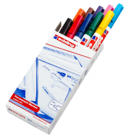 Marcatore permanente 400 - punta conica - tratto 2 - 4 mm - astuccio 10 colori assortiti - Edding - E-400 10 - 4004764858866 - DMwebShop
