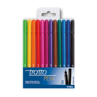 Pennarello fineliner Pen - 0,5 mm - colori assoriti - busta 12 pennarelli - Tratto - 807700 - 8000825005541 - DMwebShop