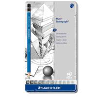 Matita in grafite Mars Lumograph 100 - 12 gradazioni - conf. 12 pezzi - Staedtler - 100G12 - 4007817104729 - DMwebShop