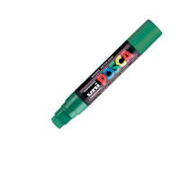 Marcatore a base d'acqua Uni Posca PC17K - punta extra large a scalpello - 15 mm - verde - Uni Mitsubishi - M PC17K V - 4902778364185 - DMwebShop