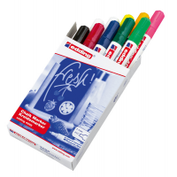 Marcatore 4095 - punta tonda - 2 - 3 mm - 10 colori assortiti - astuccio 10 pezzi - Edding - E-4095999 - 4004764963690 - DMwebShop