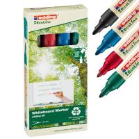 Marcatore per lavagne bianche 28 EcoLine - punta conica - 1,5 - 3 mm - astuccio 4 pezzi - Edding - E-28-4 - 4004764918263 - DMwebShop