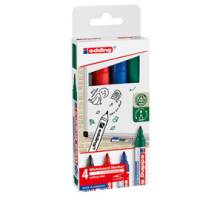 Marcatore 660 per lavagne bianche - punta conica - 1,5 - 3 mm - astuccio 4 pezzi - Edding - 4-660-4 - 4004764850211 - DMwebShop