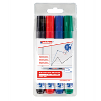 Marcatore 660 per lavagne bianche - punta conica - 1,5 - 3 mm - astuccio 4 pezzi - Edding - 4-660-4 - 4004764850211 - DMwebShop