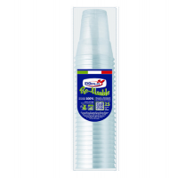 Bicchieri Diamant riutilizzabili polistirene - 300 ml - conf. 25 pezzi - Dopla 22634
