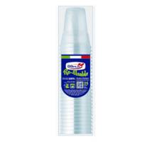 Bicchieri Diamant riutilizzabili polistirene - 350 ml - conf. 25 pezzi - Dopla - 22635 - 8005090016797 - DMwebShop