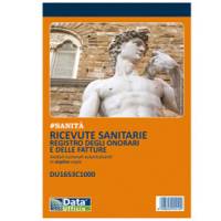 Blocco ricevute sanitarie numerate - 100-2 copie autoricalcanti - 21,5 x 14,8 cm - Data Ufficio - DU1653C1000 - 8008842944102 - DMwebShop
