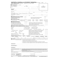 Rapporto di controllo efficienza energetica T1 snap - 3 copie - conf. 20 pezzi - Data Ufficio - DU8843T1000G - 8008842580126 - DMwebShop